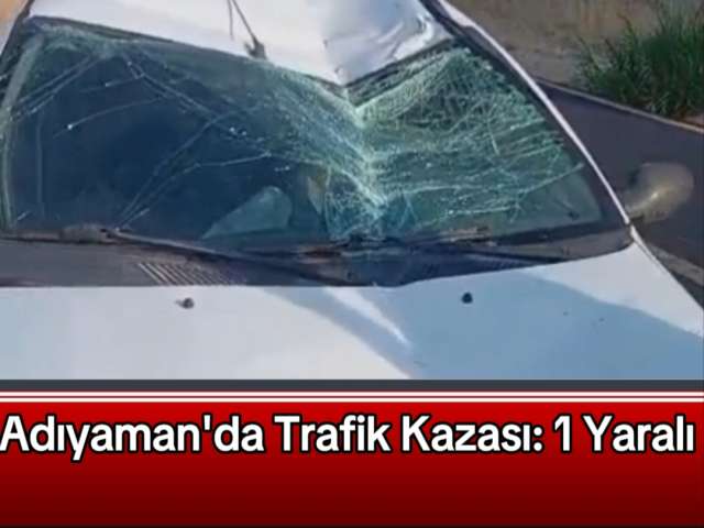 Trafik Kazası: 1 Yaralı