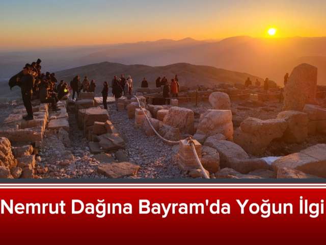 Nemrut Dağına Bayramda Yoğun İlgi