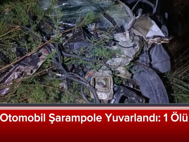 Otomobil Köprüden Aşağı Yuvarlandı 1 Ölü