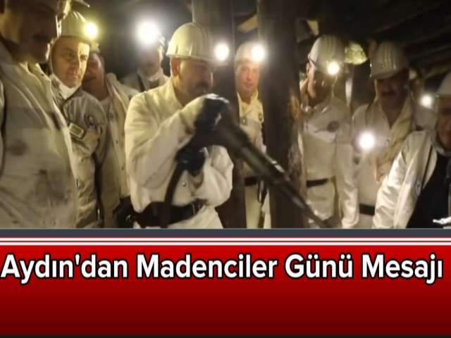 Bakan Yardımcısı Aydın, Madencileri Unutmadı