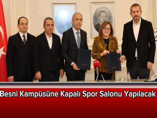 Besni Kampüsüne Kapalı Spor Salonu Yapılacak