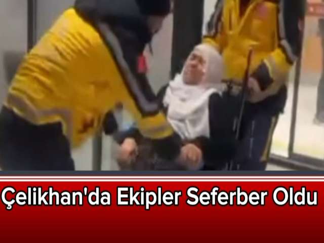 Çelikhan'da Ekipler Seferber Oldu