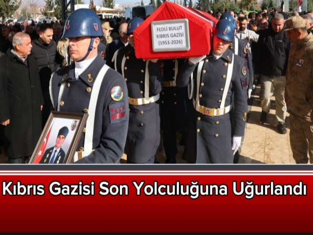 Kıbrıs Gazisi Son Yolculuğuna Uğurlandı