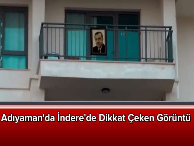 İndere'de Dikkat Çeken Görüntü