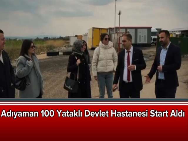 100 Yataklı Hastane İnşaatı Start Aldı