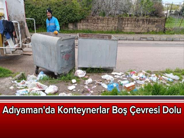Konteynler Boş Çevresi Dolu