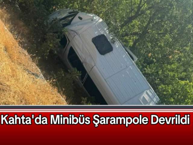Kahta'da Trafik Kazası 13 Yaralı