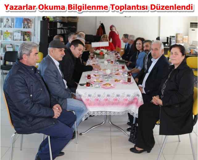 Yazarlar Okuma Bilgilenme Toplantısı Düzenlendi