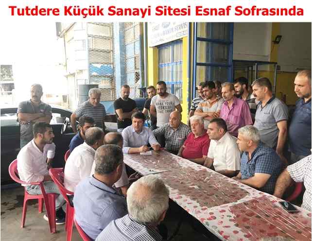 Tutdere Küçük Sanayi Sitesi Esnaf Sofrasında